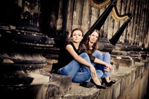 Harfen-Duo Lucie Delhaye und Anna Steinkogle